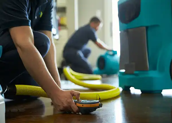 water damage restoration service Crump